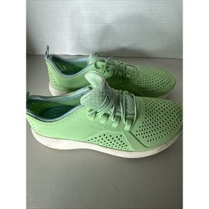 Croc Sneakers Green/Blue Size Junior 5